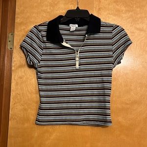 Stripped multicolor crop top from Rue21